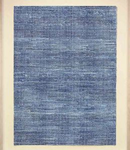 «Indigo» heisst dieses neue Werk von Susan Hodel in der Galerie Christoph Abbühl in Solothurn. (Foto: Eva Buhrfeind)