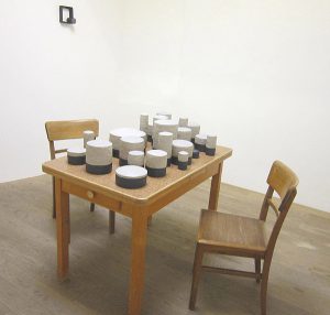 Werk von Michael Cleff 2019 in der Galerie Abbühl, Solothurn. (Foto: Eva Buhrfeind)