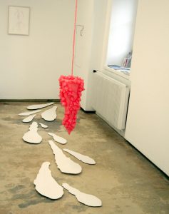 Renata Borer in der Galerie Rössli, Balsthal