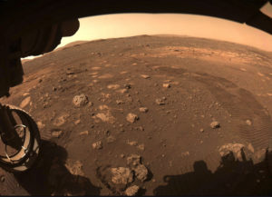 Aufnahme von «Perserverance» (Beharrlichkeit) auf dem Mars. (Illustration: NASA)