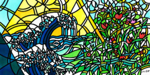 Werk von Rolf Imbach 2021 in der Galerie Artesol, Solothurn. (Foto: Eva Buhrfeind)